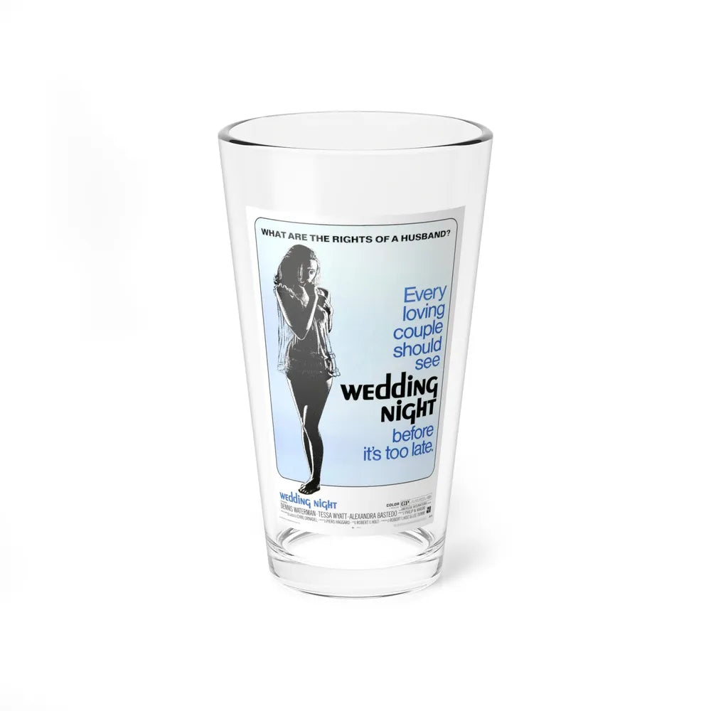 WEDDING NIGHT 1969 Movie Poster - Pint Glass 16oz-16oz-Go Mug Yourself