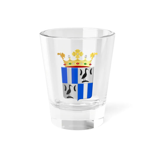 Weesperkarspel wapen 1949 (Netherlands) (Coat of Arms) Shot Glass 1.5oz 1.5oz - Go Mug Yourself