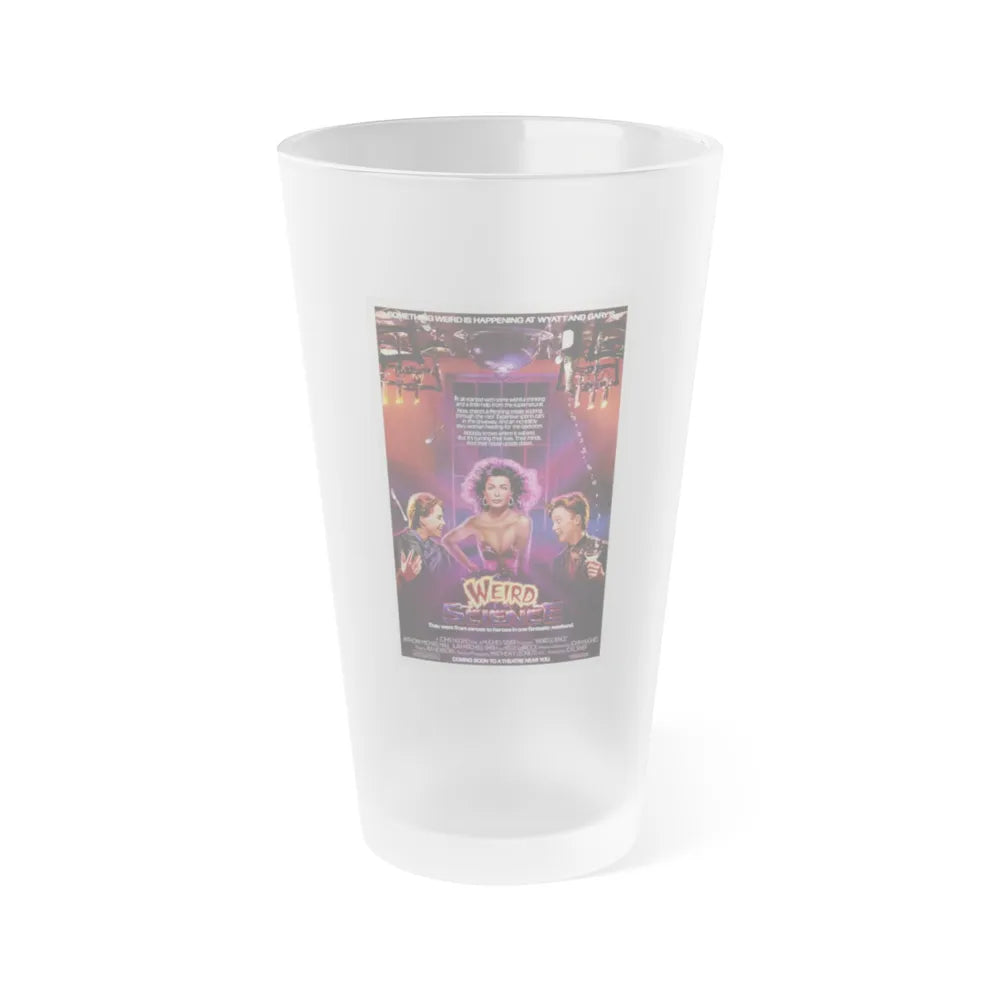 WEIRD SCIENCE 1985 Movie Poster - Frosted Pint Glass 16oz-16oz-Frosted-Go Mug Yourself