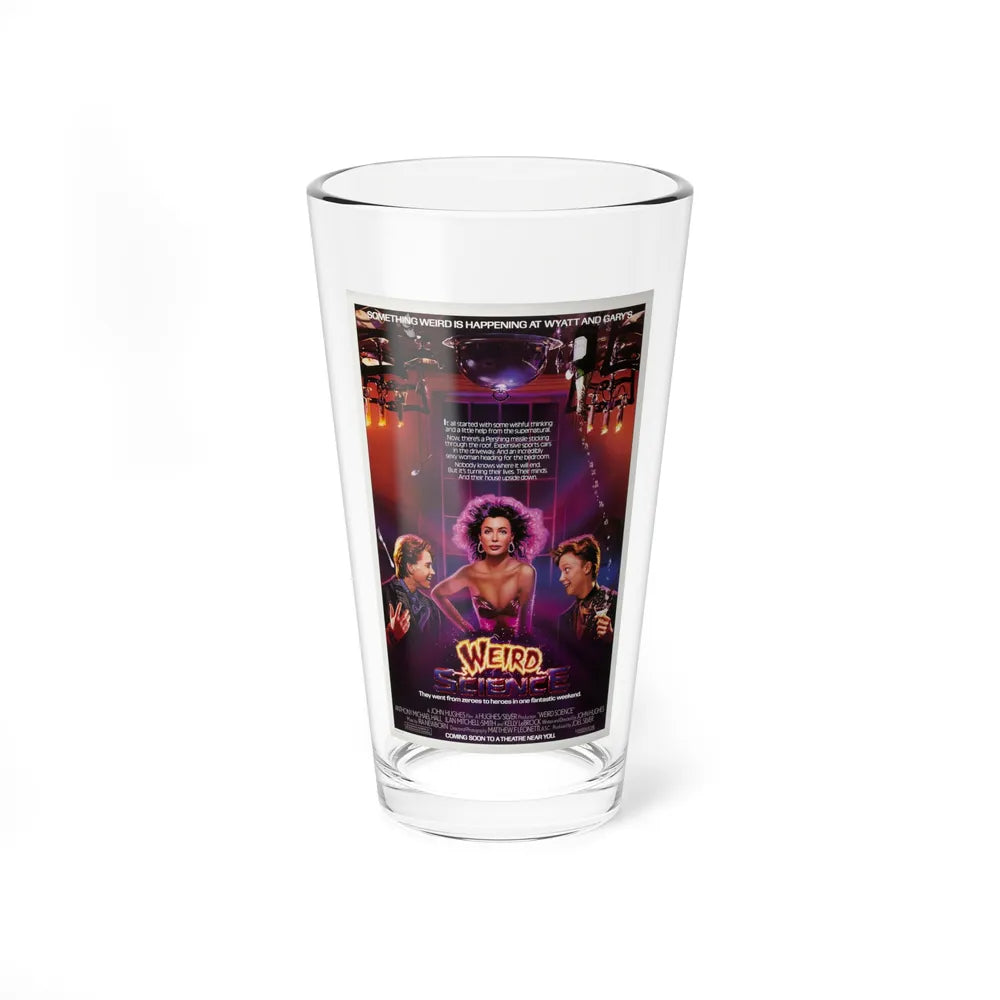 WEIRD SCIENCE 1985 Movie Poster - Pint Glass 16oz-16oz-Go Mug Yourself