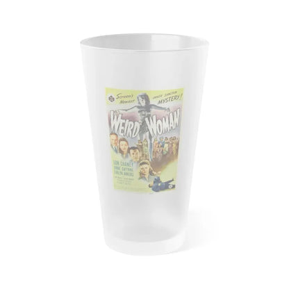WEIRD WOMAN 1944 Movie Poster - Frosted Pint Glass 16oz 16oz Frosted - Go Mug Yourself