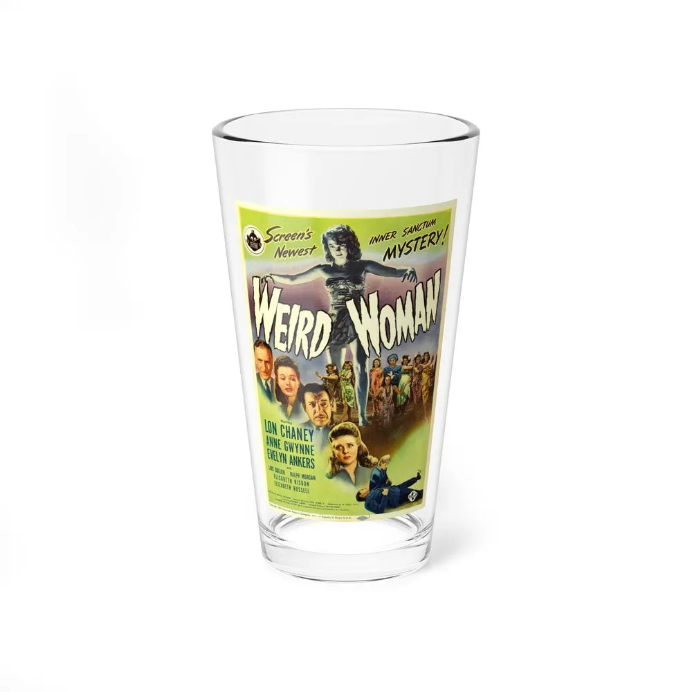 WEIRD WOMAN 1944 Movie Poster - Pint Glass 16oz-16oz-Go Mug Yourself