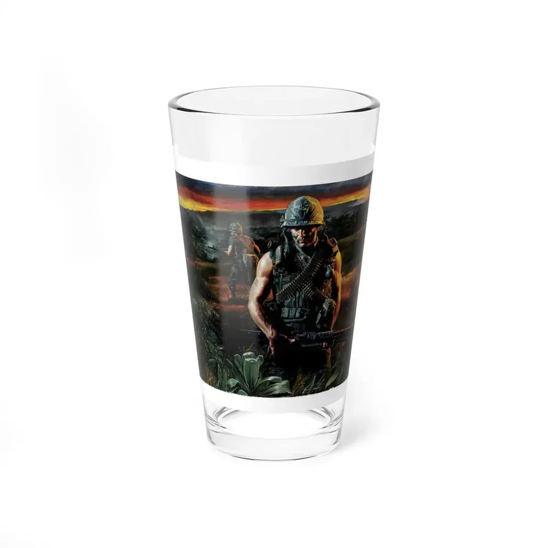 Welcome to Vietnam, Macho Man, 1989 - Pint Glass 16oz 16oz - Go Mug Yourself