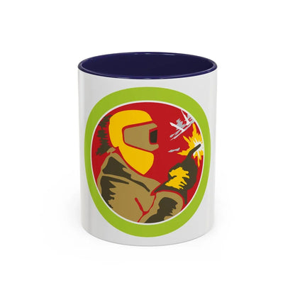 Welding (Boy Scout Merit Badge) Accent Coffee Mug-11oz-Navy-Go Mug Yourself