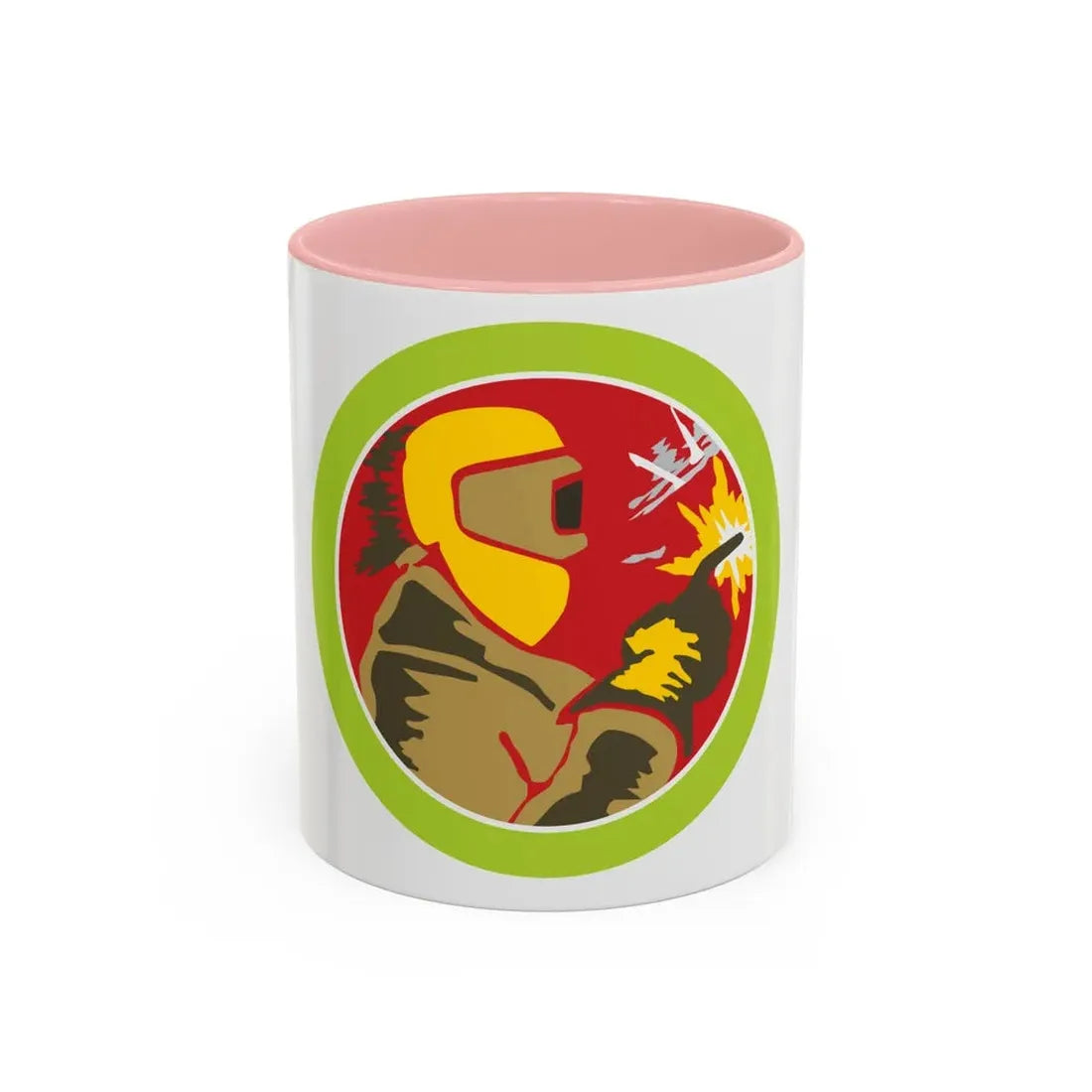 Welding (Boy Scout Merit Badge) Accent Coffee Mug 11oz Pink - Go Mug Yourself