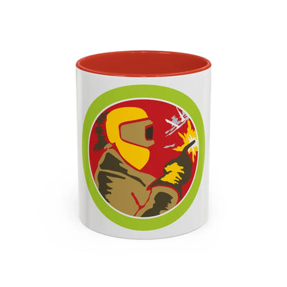 Welding (Boy Scout Merit Badge) Accent Coffee Mug-11oz-Red-Go Mug Yourself