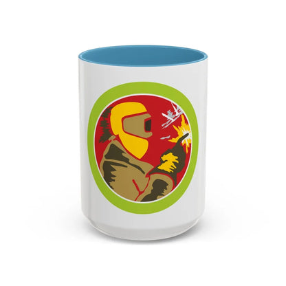 Welding (Boy Scout Merit Badge) Accent Coffee Mug-15oz-Light Blue-Go Mug Yourself