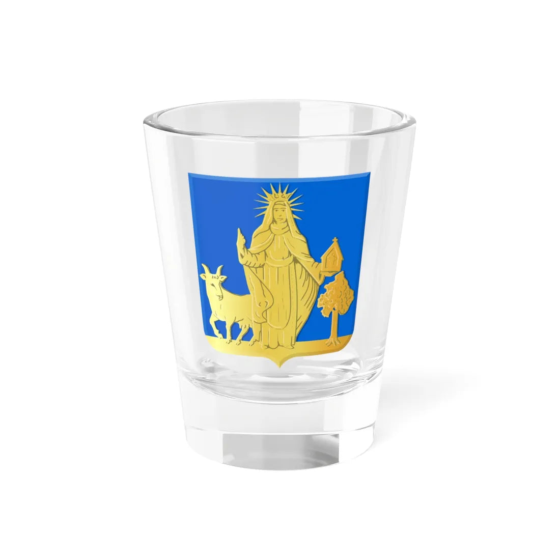 Wellen wapen (Belgium) (Coat of Arms) Shot Glass 1.5oz 1.5oz - Go Mug Yourself