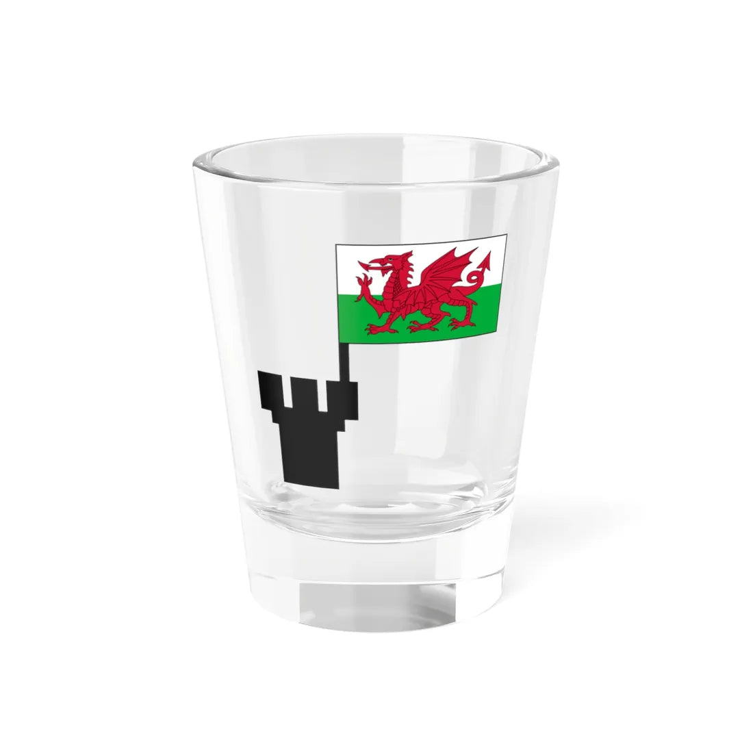 Welsh-Castle-Symbol (United Kingdom) Shot Glass 1.5oz 1.5oz - Go Mug Yourself