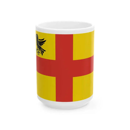 Wemmel vlag (Belgium) White Coffee Mug 15oz - Go Mug Yourself
