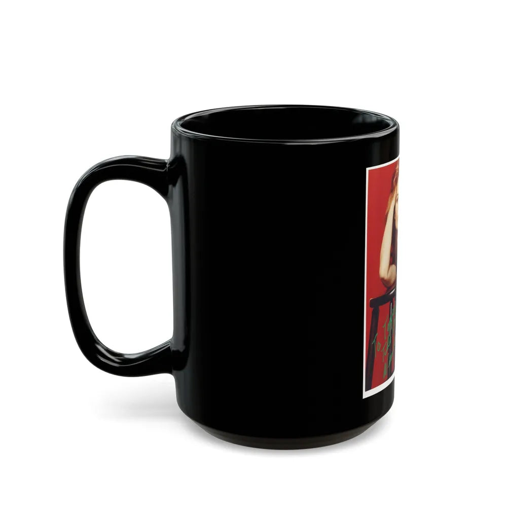 Wende Wagner #14 (Vintage Female Icon) Black Coffee Mug-Go Mug Yourself