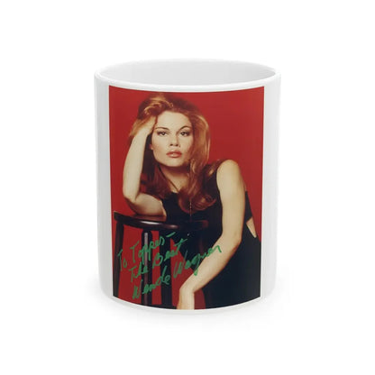 Wende Wagner #14 (Vintage Female Icon) White Coffee Mug 11oz - Go Mug Yourself