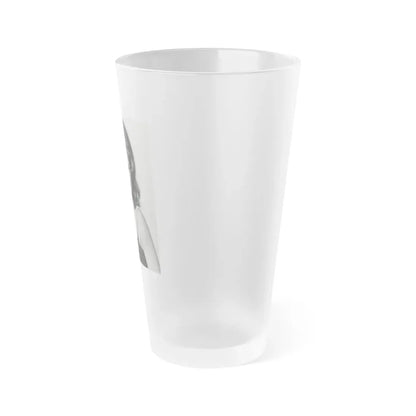 Wende Wagner #17 (Vintage Female Icon) Frosted Pint Glass 16oz - Go Mug Yourself