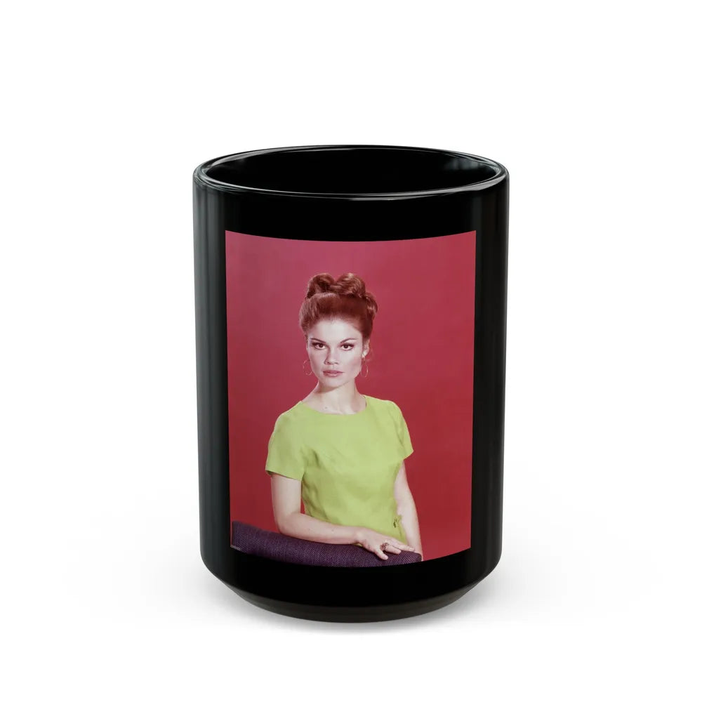 Wende Wagner #21 (Vintage Female Icon) Black Coffee Mug-15oz-Go Mug Yourself