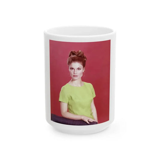 Wende Wagner #21 (Vintage Female Icon) White Coffee Mug 15oz - Go Mug Yourself