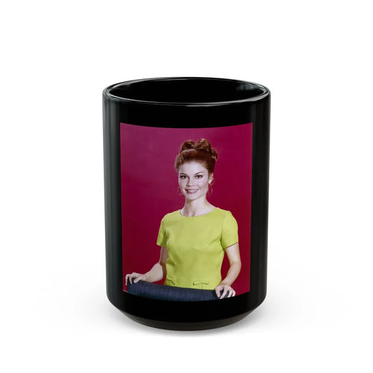 Wende Wagner #22 (Vintage Female Icon) Black Coffee Mug-15oz-Go Mug Yourself