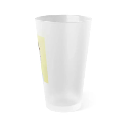 Wende Wagner #23 (Vintage Female Icon) Frosted Pint Glass 16oz - Go Mug Yourself