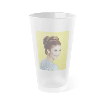 Wende Wagner #24 (Vintage Female Icon) Frosted Pint Glass 16oz 16oz Frosted - Go Mug Yourself