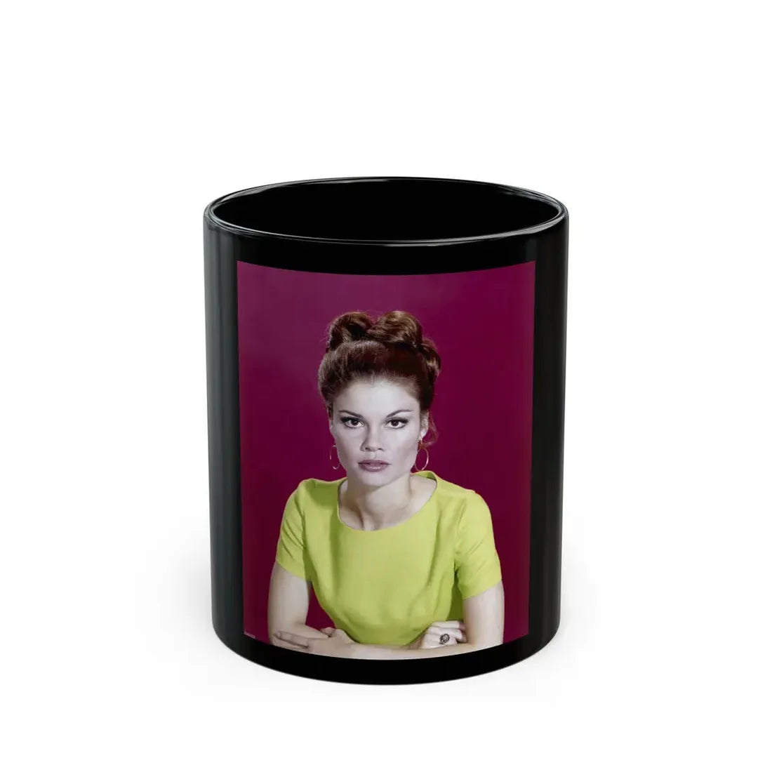 Wende Wagner #26 (Vintage Female Icon) Black Coffee Mug 11oz - Go Mug Yourself