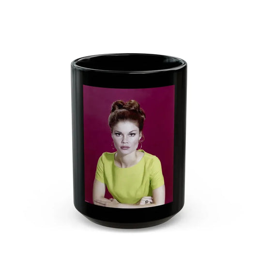 Wende Wagner #26 (Vintage Female Icon) Black Coffee Mug 15oz - Go Mug Yourself