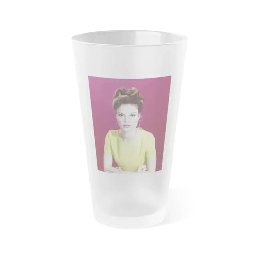 Wende Wagner #26 (Vintage Female Icon) Frosted Pint Glass 16oz 16oz Frosted - Go Mug Yourself