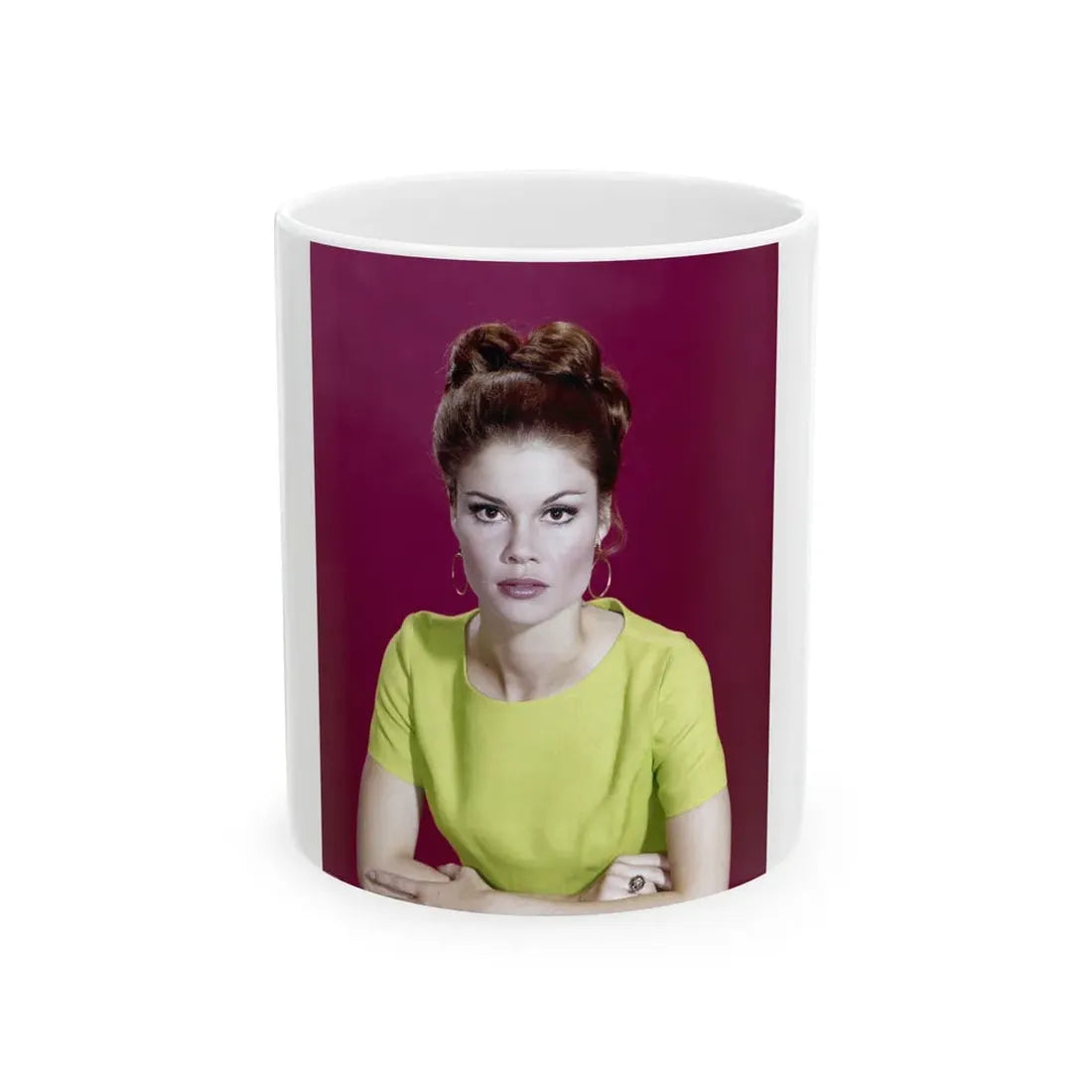 Wende Wagner #26 (Vintage Female Icon) White Coffee Mug 11oz - Go Mug Yourself