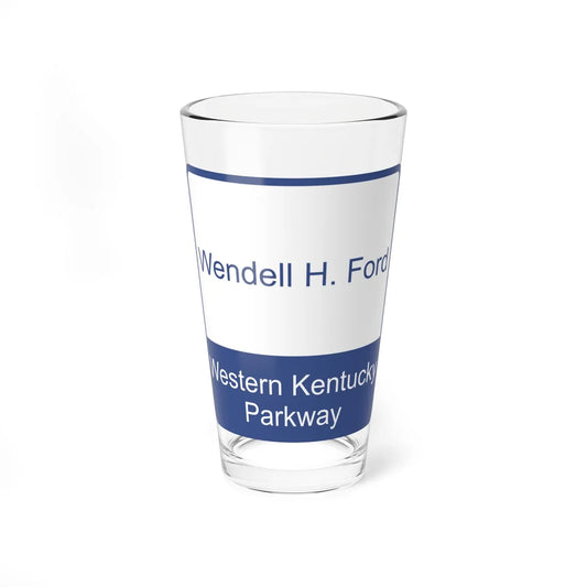 Wendell H Ford Western KY Parkway Shield (Kentucky) (Road Sign) Pint Glss 16oz 16oz - Go Mug Yourself
