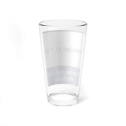 Wendell H Ford Western KY Parkway Shield (Kentucky) (Road Sign) Pint Glss 16oz - Go Mug Yourself