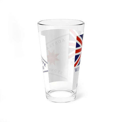 Wentworth and Bland political flag (Australia) Pint Glass 16oz - Go Mug Yourself