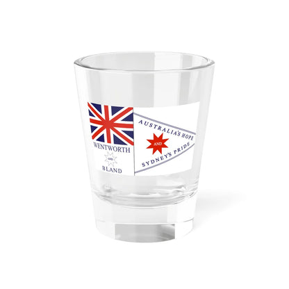 Wentworth and Bland political flag (Australia) Shot Glass 1.5oz 1.5oz - Go Mug Yourself
