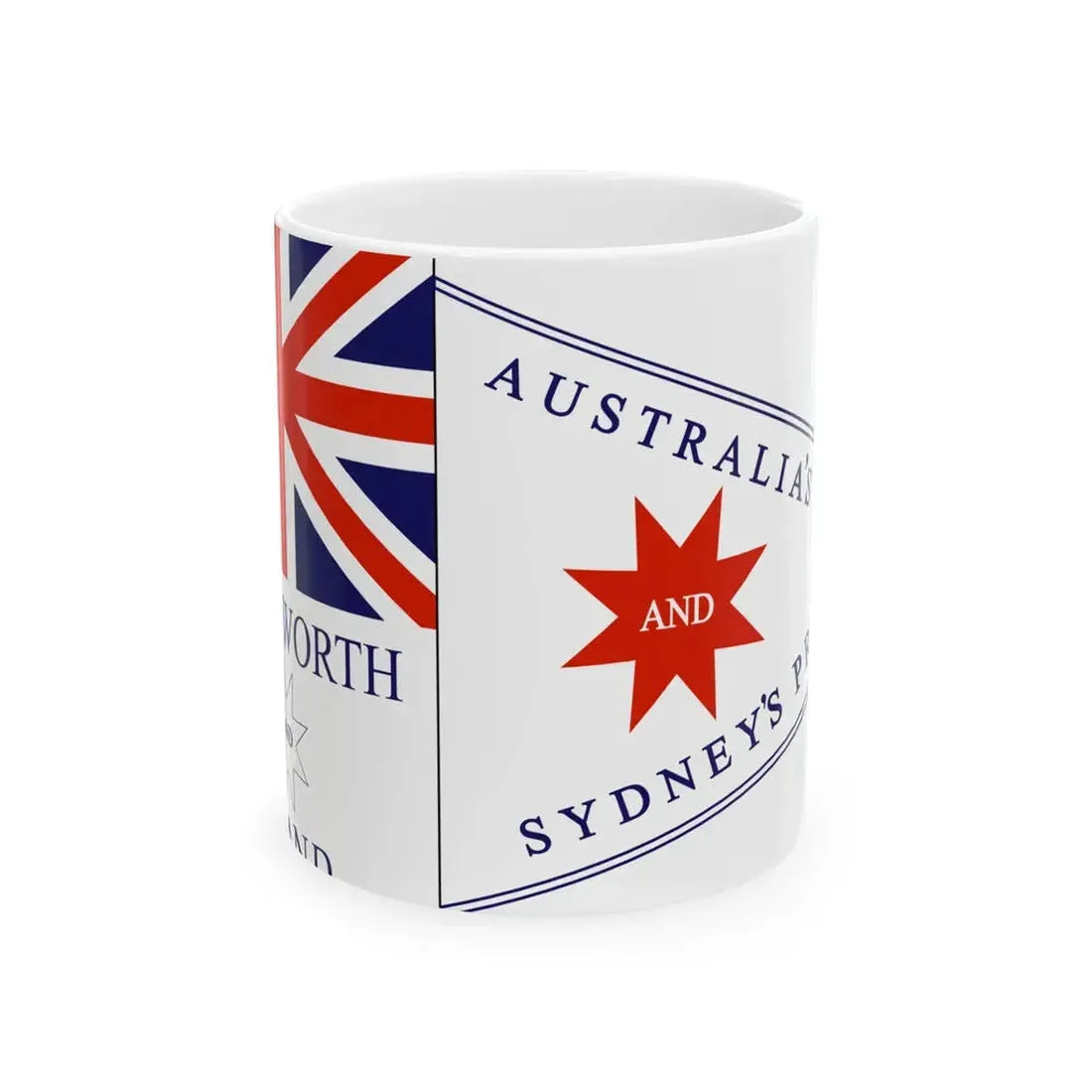 Wentworth and Bland political flag (Australia) White Coffee Mug 11oz - Go Mug Yourself