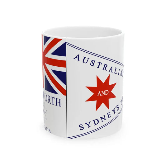 Wentworth and Bland political flag (Australia) White Coffee Mug 11oz - Go Mug Yourself