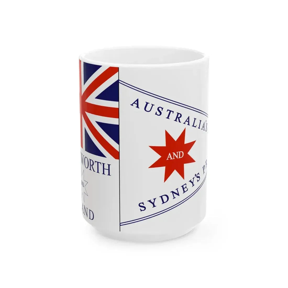 Wentworth and Bland political flag (Australia) White Coffee Mug 15oz - Go Mug Yourself