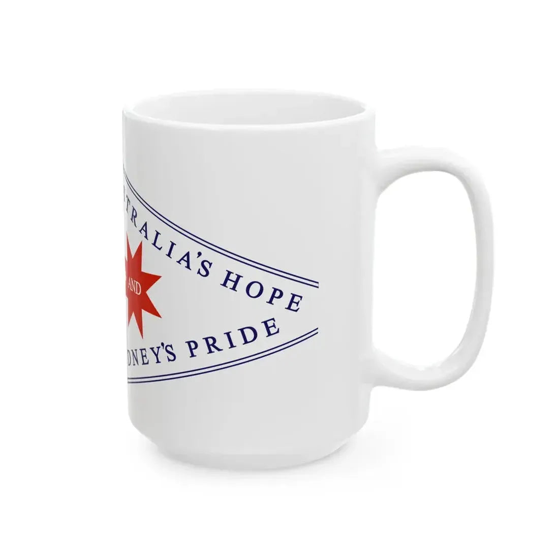 Wentworth and Bland political flag (Australia) White Coffee Mug - Go Mug Yourself