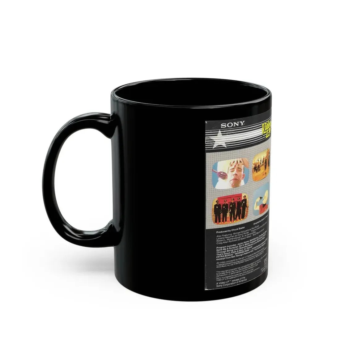WERE ALL DEVO (VHS COVER) - Black Coffee Mug - Go Mug Yourself
