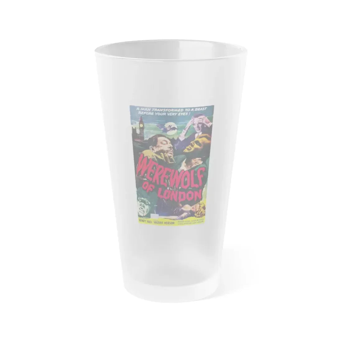 WEREWOLF OF LONDON (2) 1935 Movie Poster - Frosted Pint Glass 16oz 16oz Frosted - Go Mug Yourself