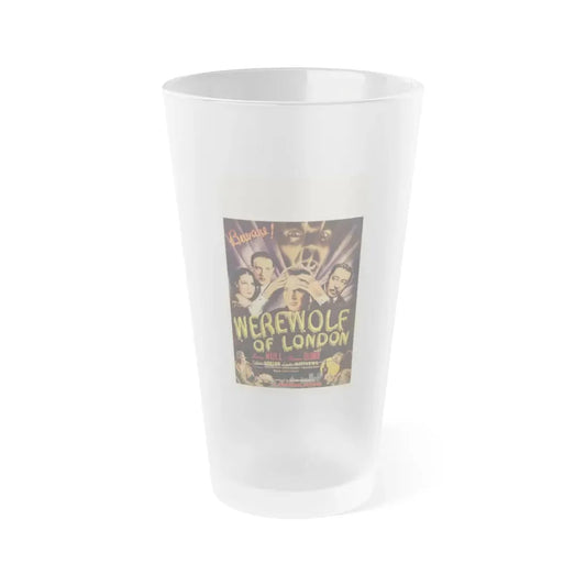 WEREWOLF OF LONDON (4) 1935 Movie Poster - Frosted Pint Glass 16oz 16oz Frosted - Go Mug Yourself