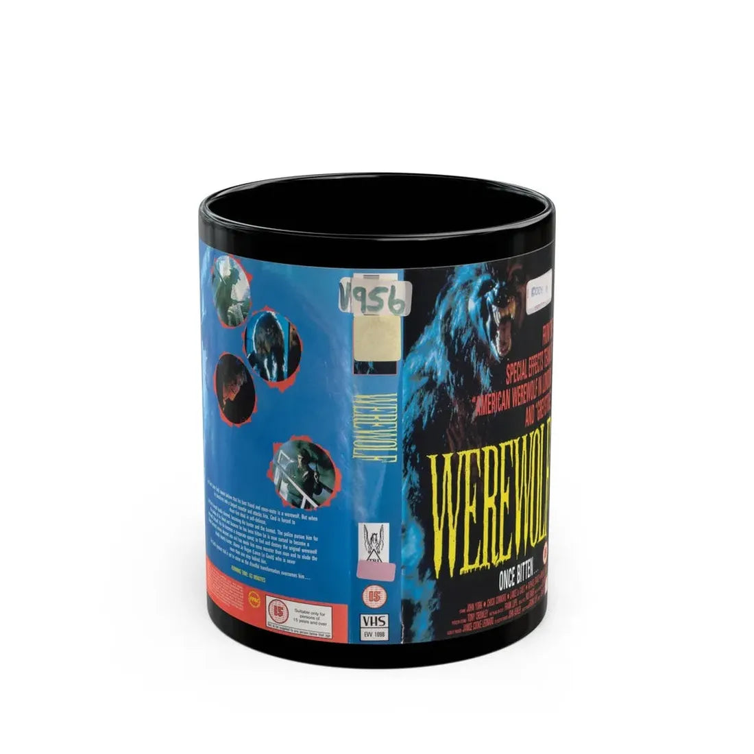 WEREWOLF (VHS COVER) - Black Coffee Mug 11oz - Go Mug Yourself