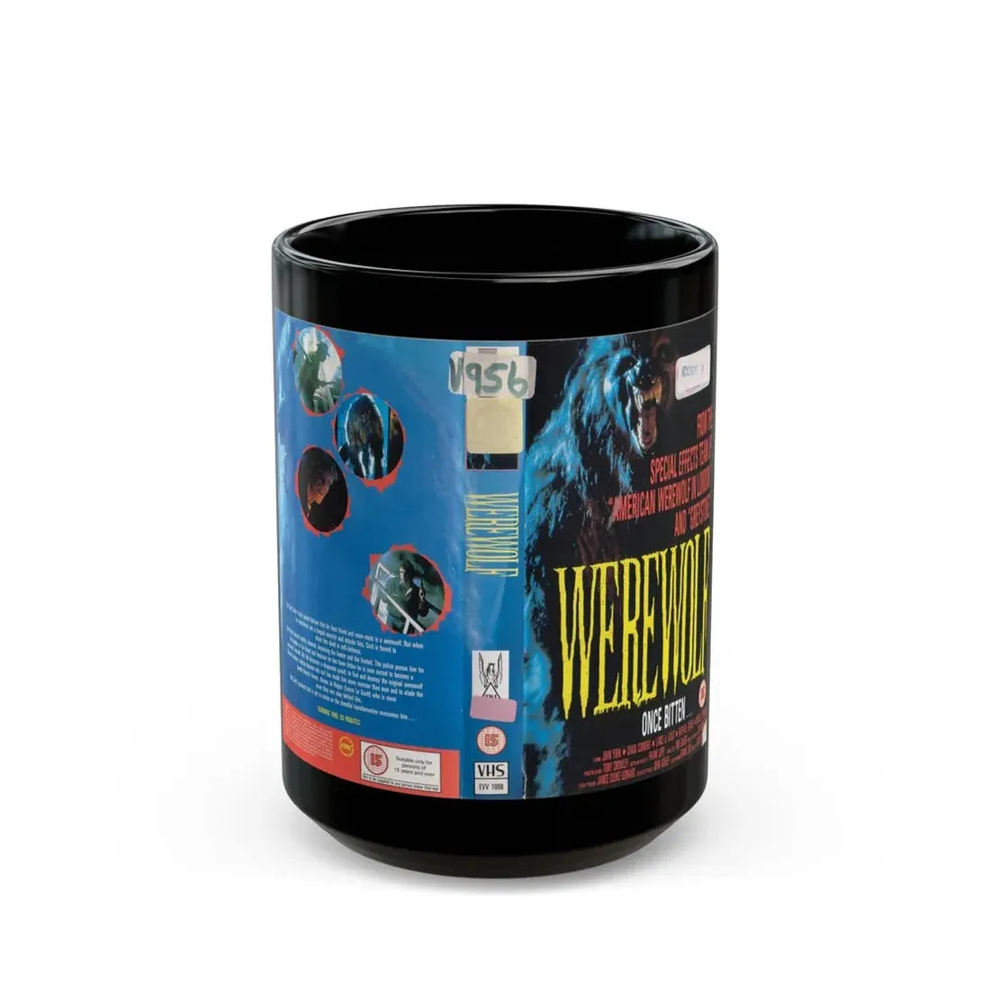 WEREWOLF (VHS COVER) - Black Coffee Mug 15oz - Go Mug Yourself