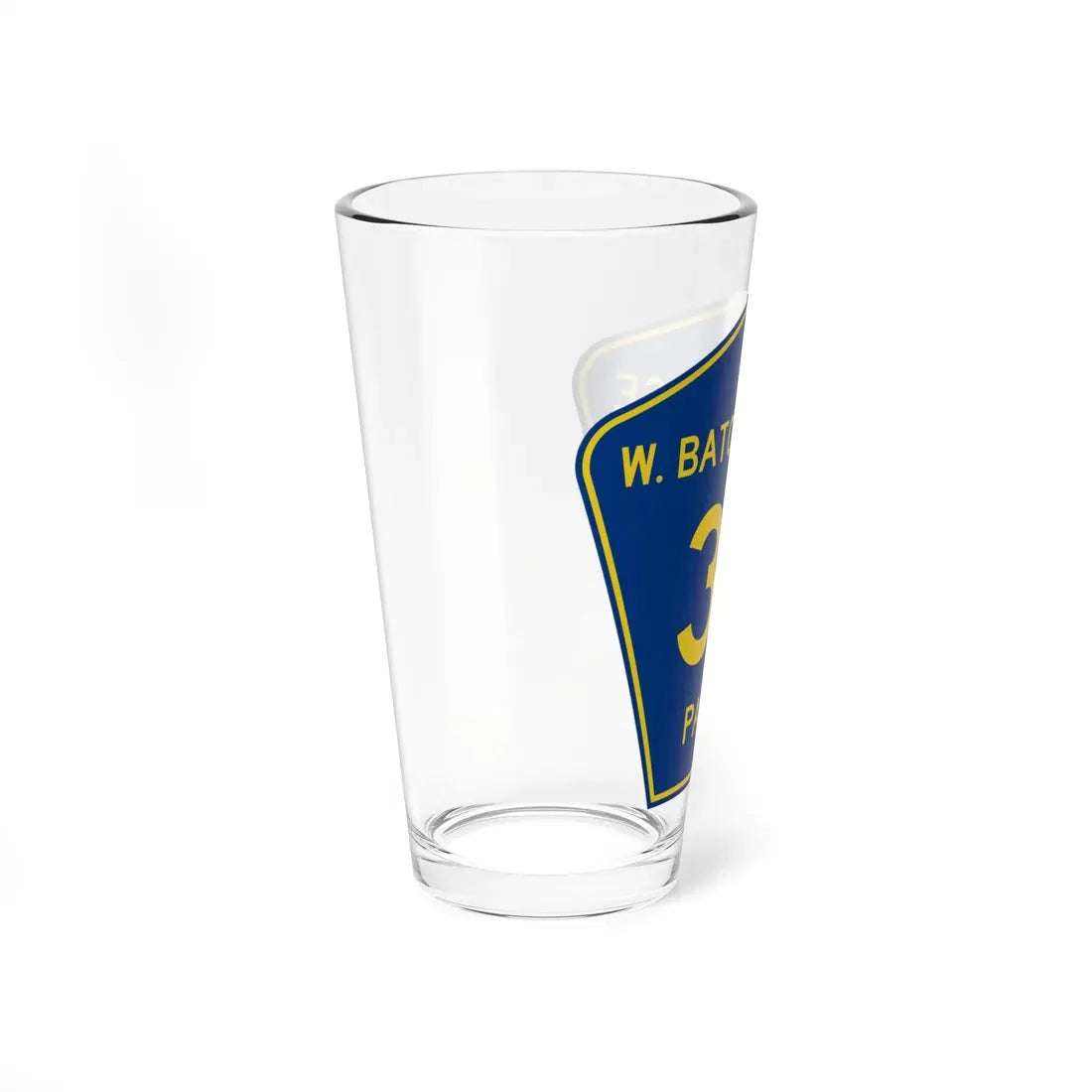 West Baton Rouge Parish 33 (Louisiana) (Road Sign) Pint Glass 16oz - Go Mug Yourself