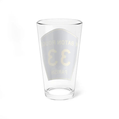 West Baton Rouge Parish 33 (Louisiana) (Road Sign) Pint Glass 16oz - Go Mug Yourself