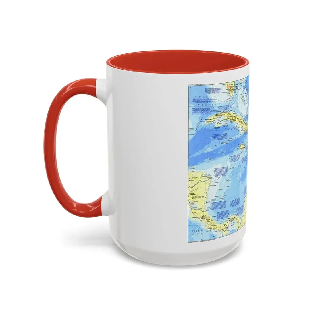 West Indies 1 (1987) (Map) Accent Coffee Mug - Go Mug Yourself