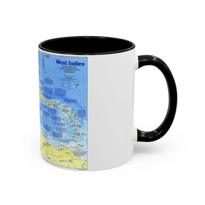 West Indies 1 (1987) (Map) Accent Coffee Mug - Go Mug Yourself