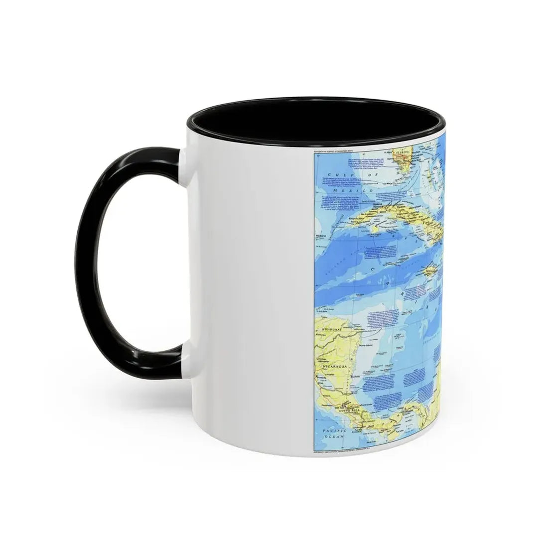 West Indies 1 (1987) (Map) Accent Coffee Mug - Go Mug Yourself