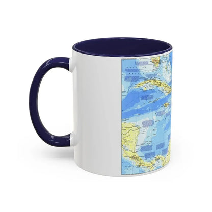 West Indies 1 (1987) (Map) Accent Coffee Mug - Go Mug Yourself