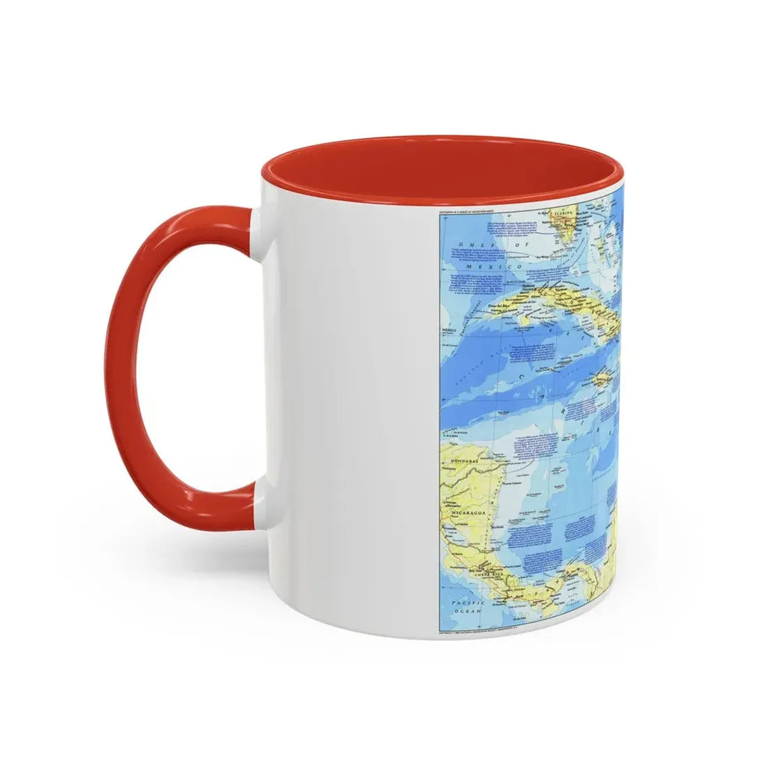 West Indies 1 (1987) (Map) Accent Coffee Mug - Go Mug Yourself