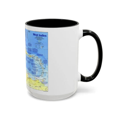 West Indies 1 (1987) (Map) Accent Coffee Mug - Go Mug Yourself