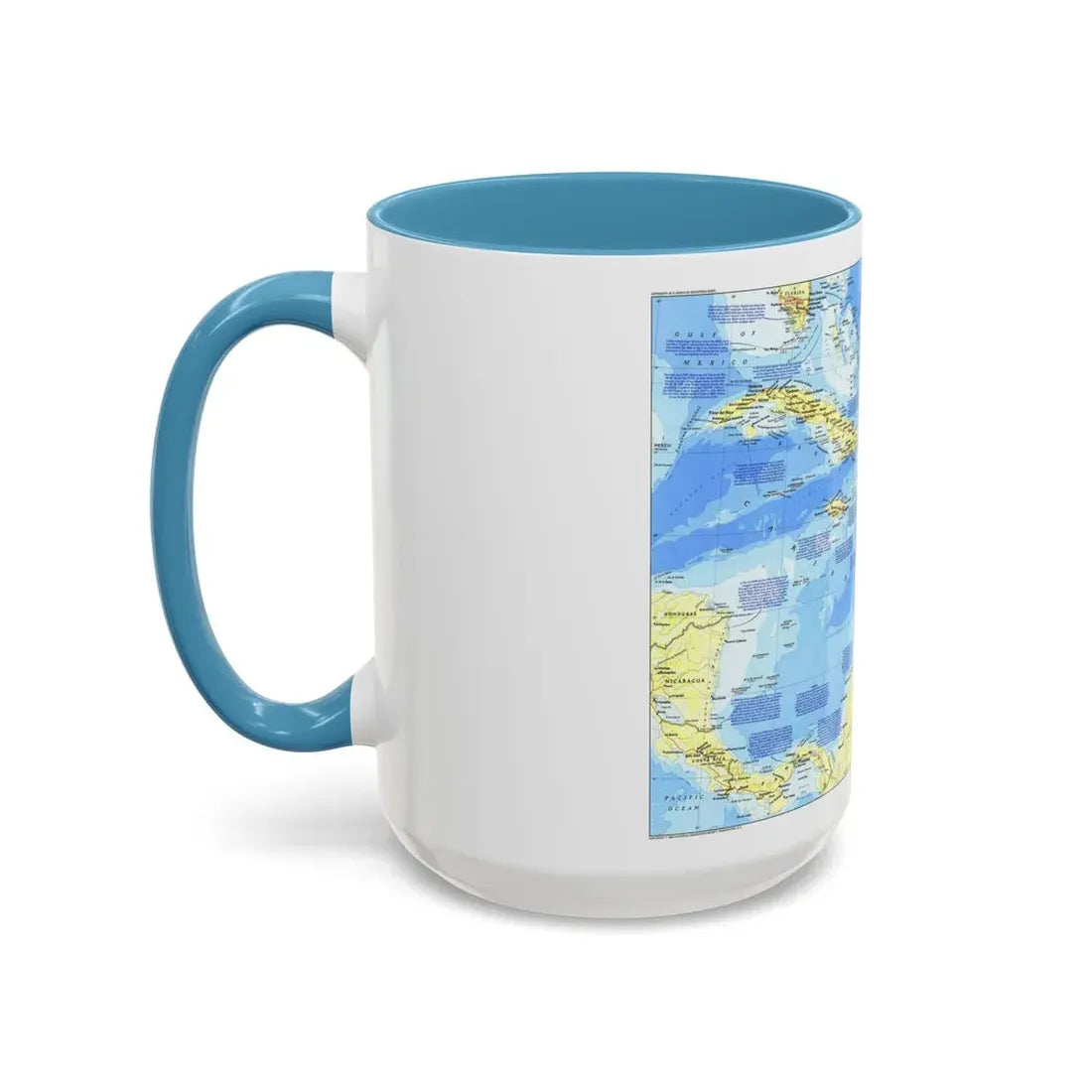 West Indies 1 (1987) (Map) Accent Coffee Mug - Go Mug Yourself