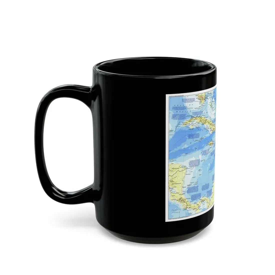 West Indies 1 (1987) (Map) Black Coffee Mug - Go Mug Yourself