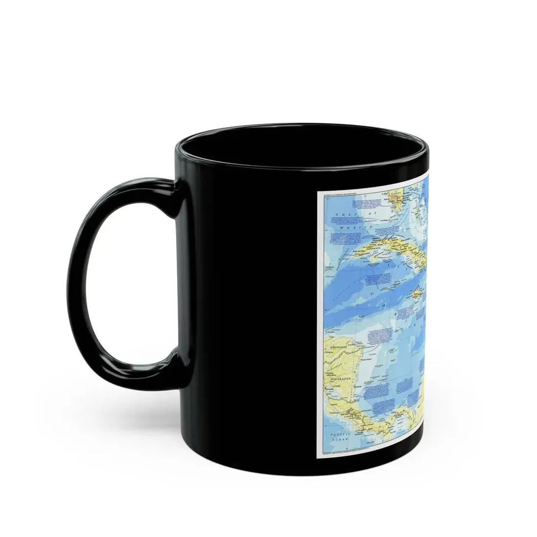 West Indies 1 (1987) (Map) Black Coffee Mug - Go Mug Yourself